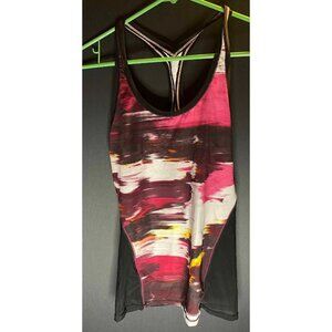 Lululemon Back Mesh Singlet Racerback Tank Top Womans 2 Tie Dye